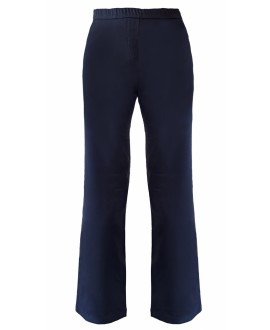 Loose-fit female trousers with elastic waist band - available from September 2024