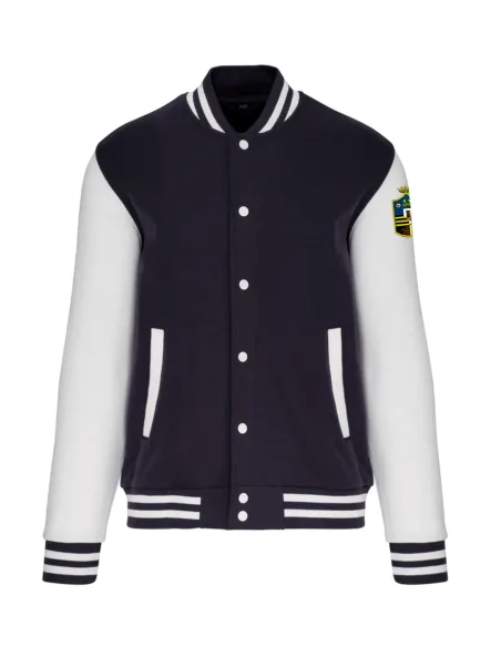 Baseball style sweatshirt