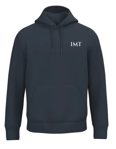 Blue hoodie in warm cotton