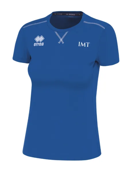 T-shirt tecnica femminile azzurra