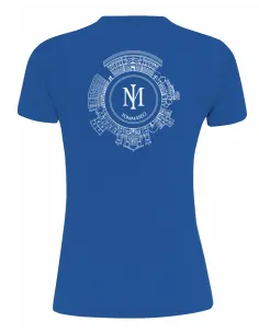 T-shirt tecnica femminile azzurra 2