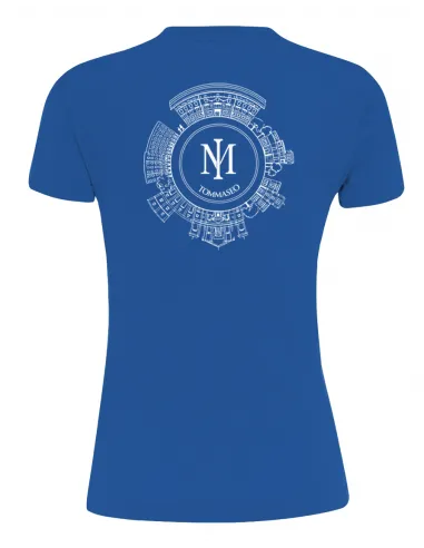 T-shirt tecnica femminile azzurra