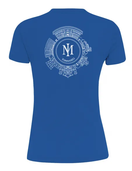 T-shirt tecnica femminile azzurra