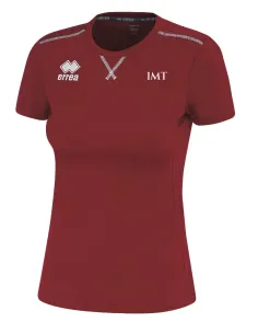 T-shirt tecnica femminile bordeaux