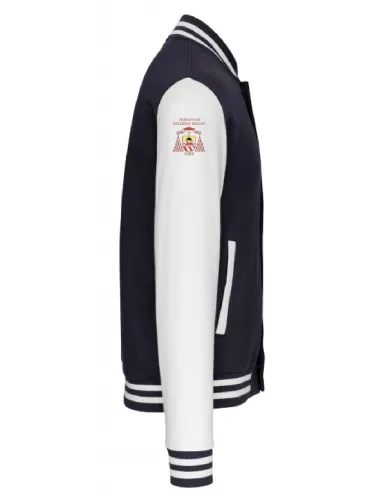 Baseball style sweatshirt