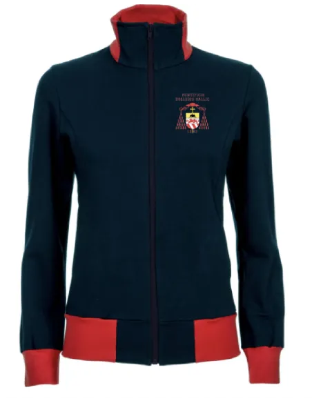 Warm-up top in warm cotton