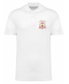 Short sleeved white polo