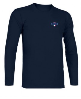 Navy long-sleeve t-shirt