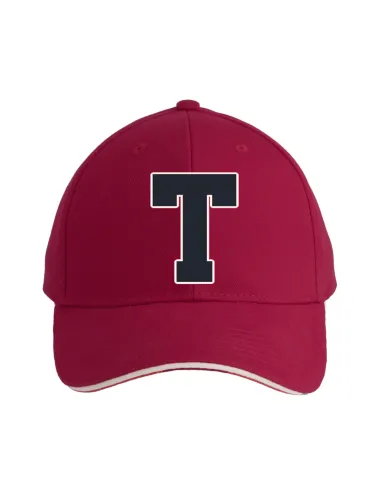 Burgundy tiger cap