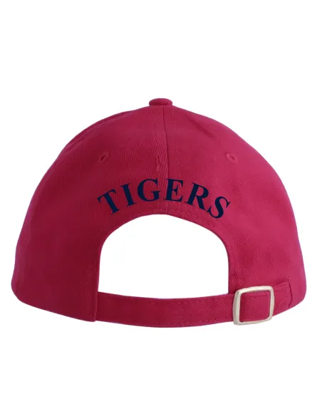 Burgundy tiger cap