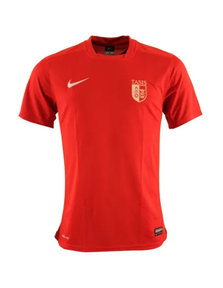 Red Nike boys PE t-shirt available until stock lasts