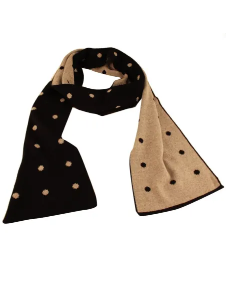 Girls dotted winter scarf
