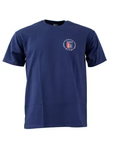 Navy blue t-shirt available until stock lasts