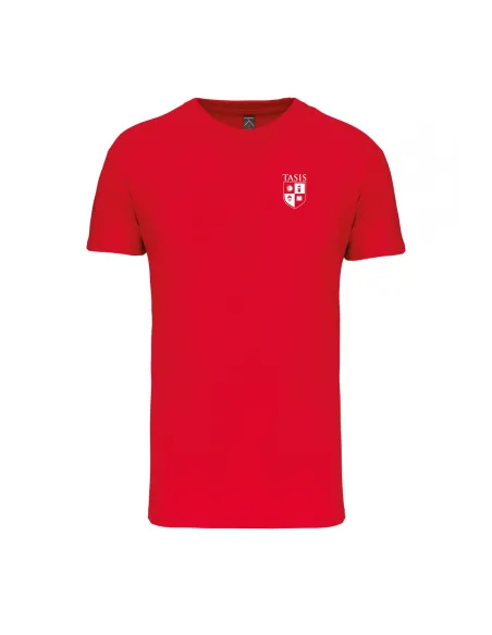 T-shirt in cotone organico rossa