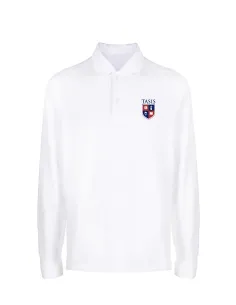 Long-sleeved polo - white