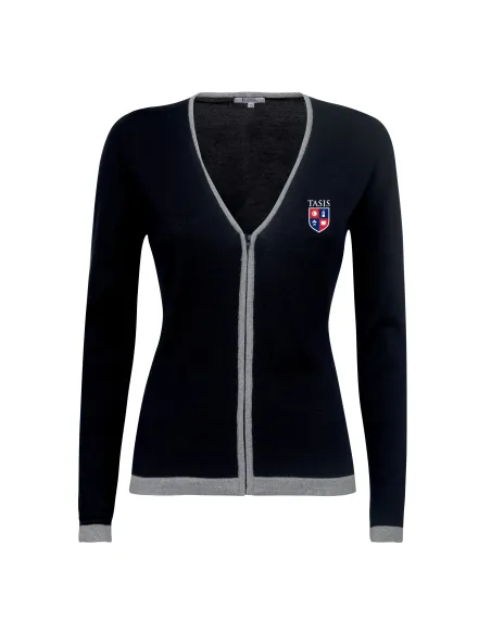 Lady-fit zipped cardigan