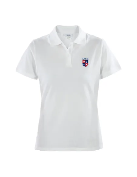 Short-sleeved polo - white