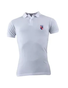 Girls short-sleeved polo - white