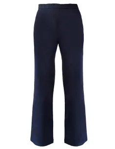 Loose-fit female trousers with elastic waist band - available from September 2024