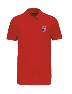 Short-sleeved polo - red