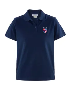Short sleeved polo - navy blue