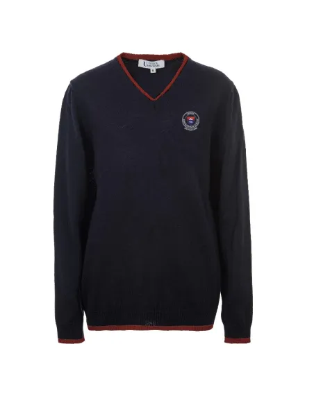 V-neck sweater in wool