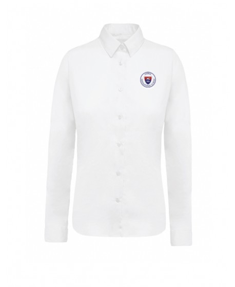 Chemise oxford manches longues fille