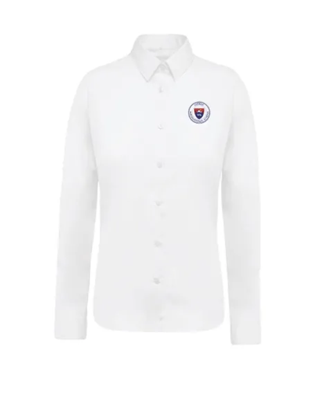 Girl long-sleeved oxford shirt