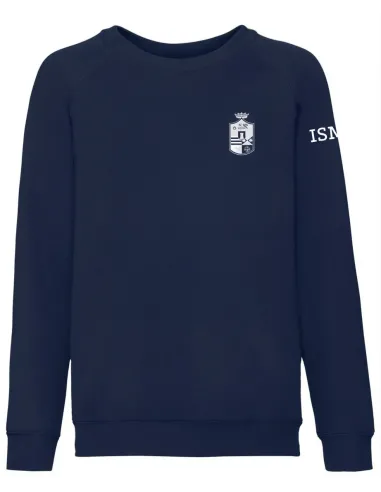 Sweatshirt à col rond en coton chaud