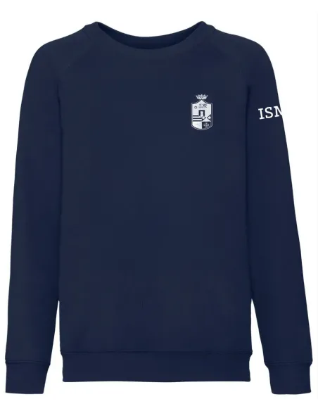 Sweatshirt à col rond en coton chaud