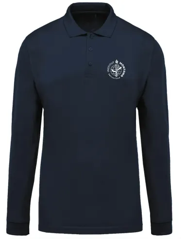 Long-sleeved polo - blue